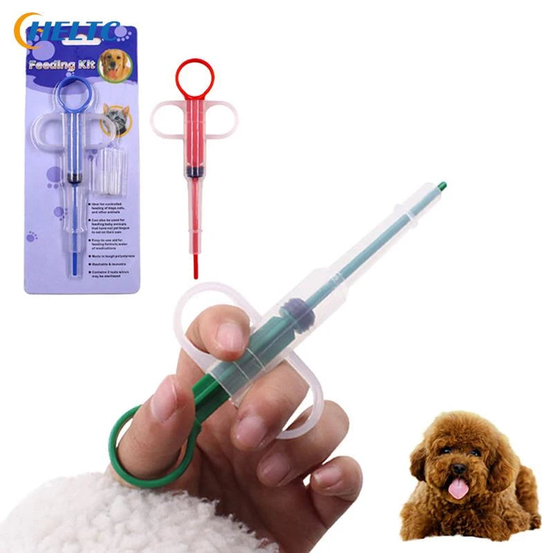 1Pc Pet Feeder Pet Medicine Syringe Tablet Pill Push Dispenser Medicine Water Syringe Dog Cat Puppy Feeder Kit Motohoo