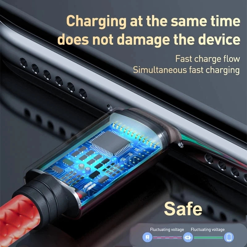 3in1 Data USB Cable Motohoo