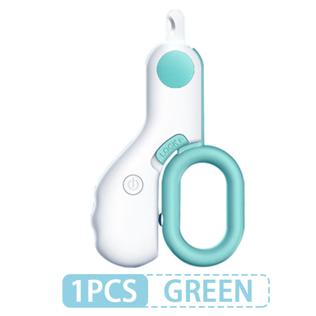 Cat Dog Nail Clipper Scissors with LED Light Pet Nail Toe Claw Trimmer Professional Pet Grooming Tools Pet Nail Clipper Supplies Motohoo