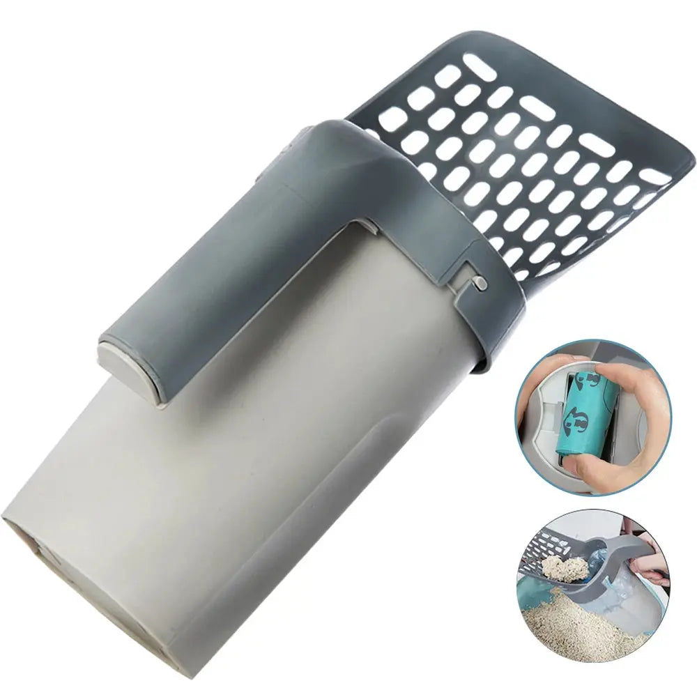 Cat Litter Shovel Scoop Filter Clean Toilet Garbage Picker Motohoo