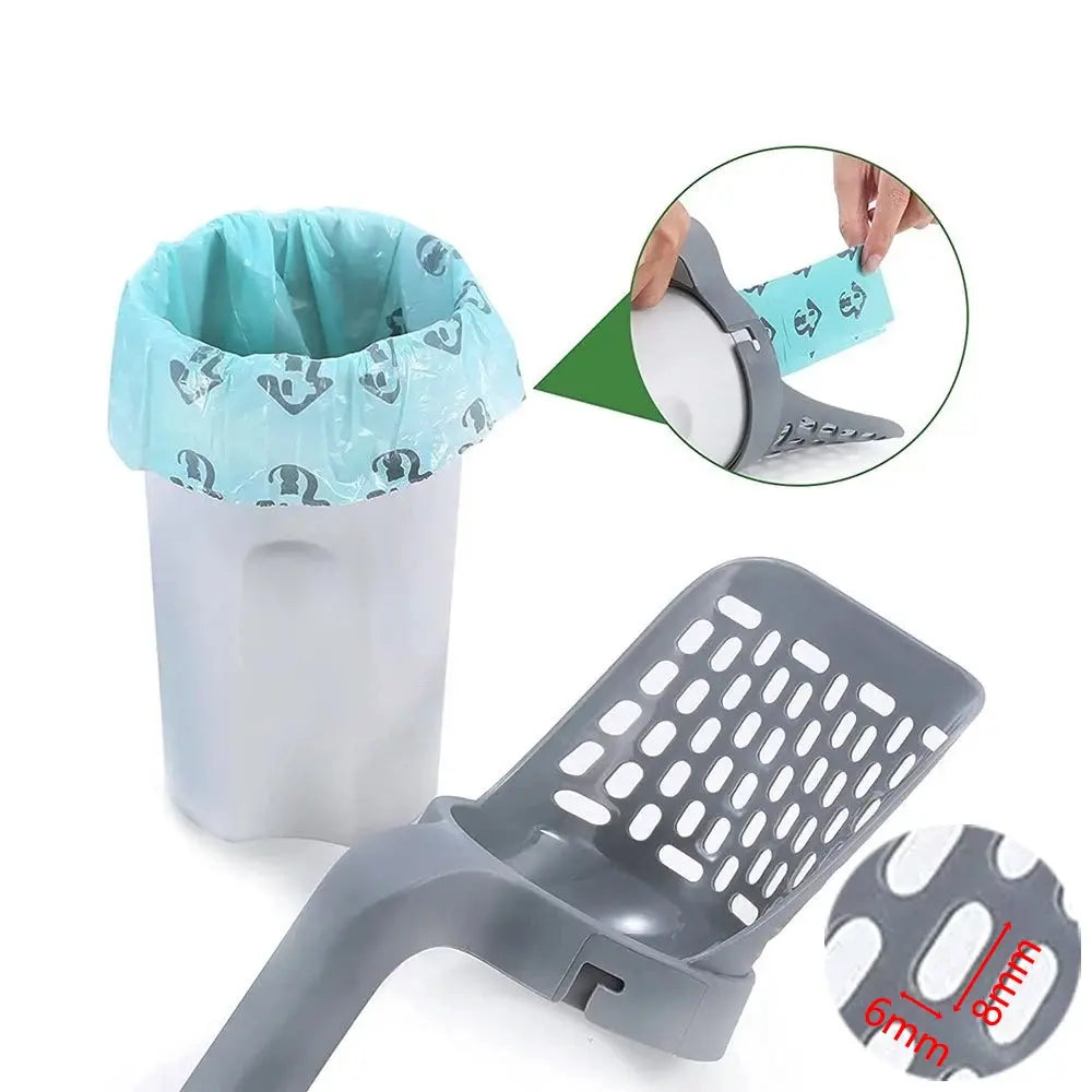 Cat Litter Shovel Scoop Filter Clean Toilet Garbage Picker Motohoo