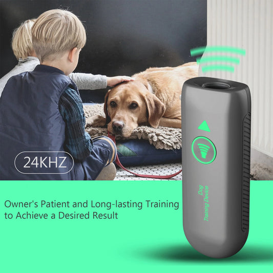 Dog Repeller No Dog Noise Anti Barking Device Ultrasonic Dog Bark Deterrent Devices Training Rechargeable Motohoo