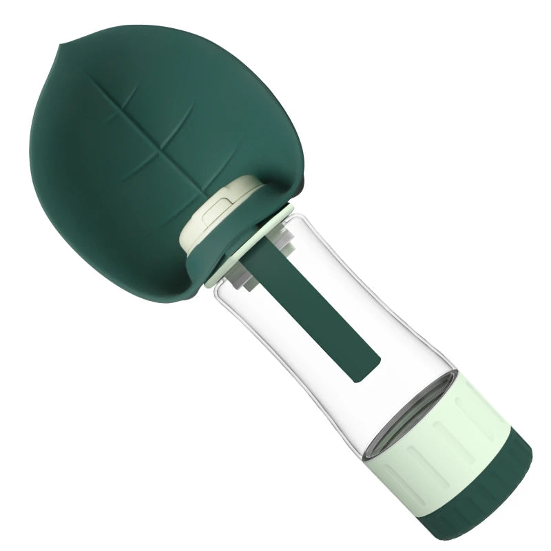 Large Dogs Portable Water Bottle Pet Foldable Silicone Leaf Bowls Feeder For Small Dog Cat Labrador Retriever Outdoor Dispenser Motohoo