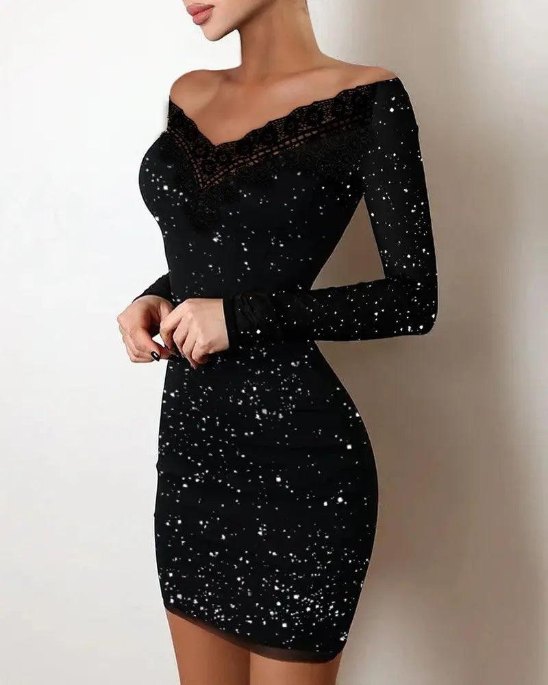 Multiple styles Black Shine Sexy Mini Prom Dress Motohoo