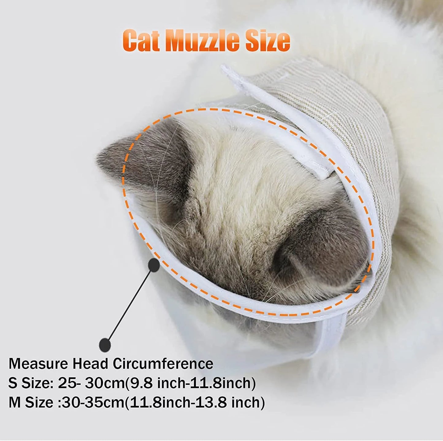 Pet Cat Bathing Grooming Tool With Transparent Mouth and Nose Mask, Effective Anti-biting Cat Nail Clipper Auxiliary Tools Motohoo