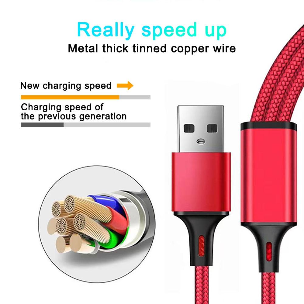 3in1 Data USB Cable Motohoo