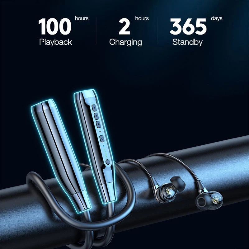 Wireless Headphones Neckband Bluetooth Earphone Motohoo