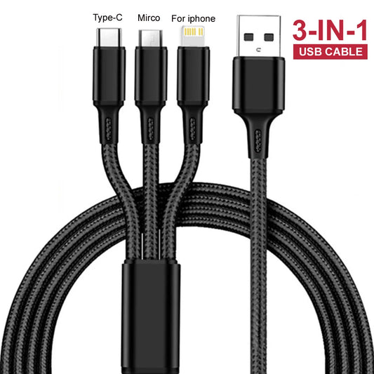 3in1 Data USB Cable Motohoo