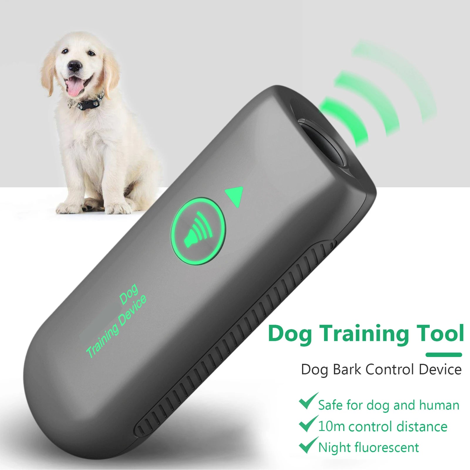 Dog Repeller No Dog Noise Anti Barking Device Ultrasonic Dog Bark Deterrent Devices Training Rechargeable Motohoo