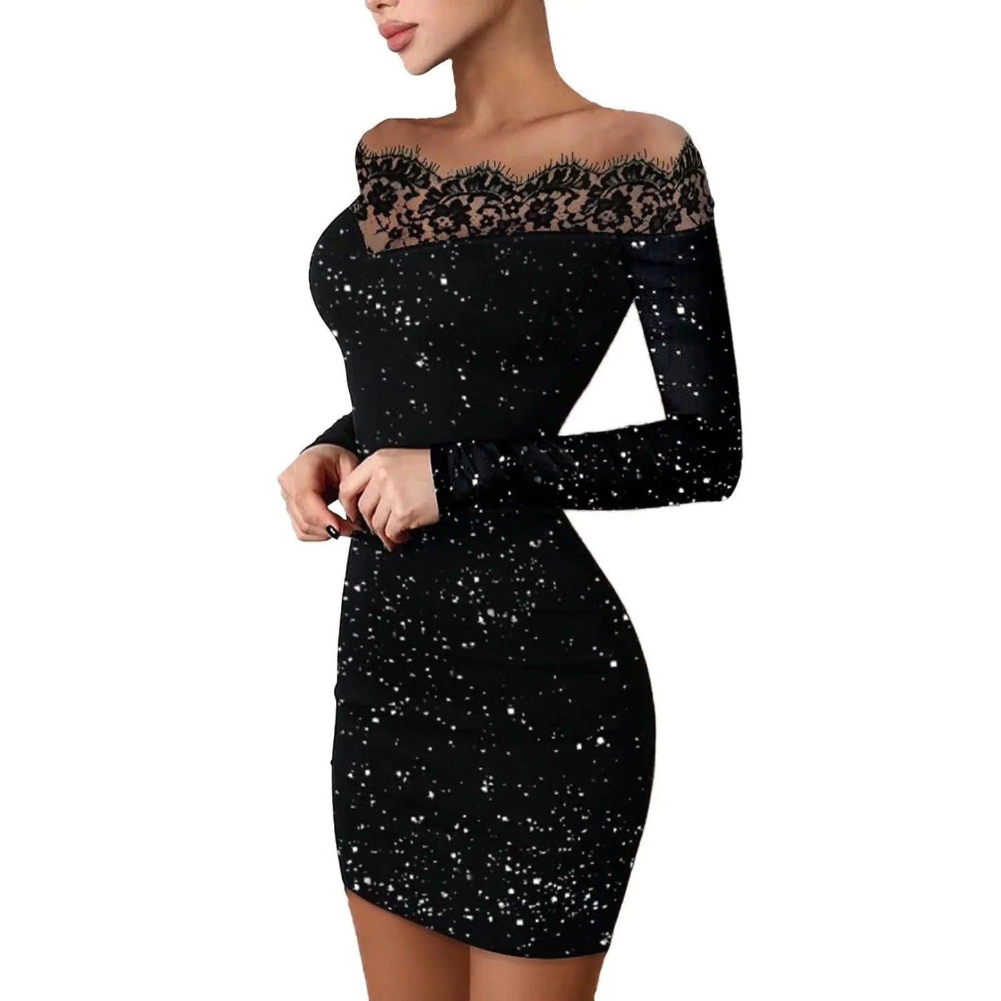 Multiple styles Black Shine Sexy Mini Prom Dress Motohoo