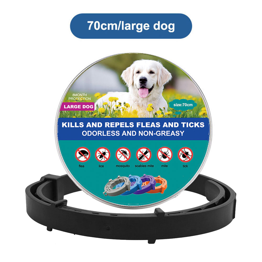 Pet Dog Cat Collars Veterinary Anti Flea and Tick Collar for Cats Dogs Anti-parasitic Necklace for Large Small Dogs Products Motohoo