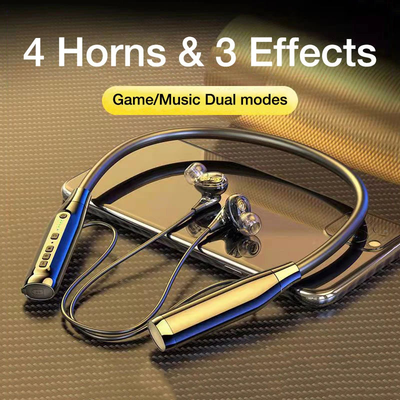 Wireless Headphones Neckband Bluetooth Earphone Motohoo